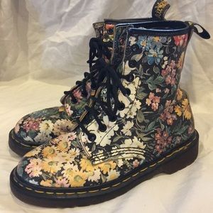 vintage floral doc martens